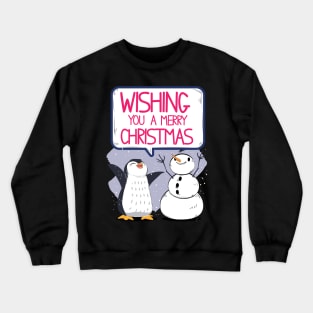 Merry Xmas Penguin Crewneck Sweatshirt